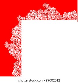  Frame lace-like