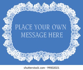  Frame lace-like