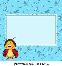 Frame ladybug children