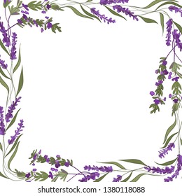 Frame with lavender