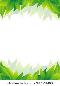 Frame of leaves
