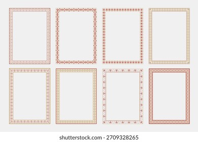 Frame light and ornament frame border text box design festive printable template