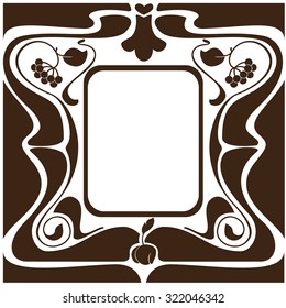 Frame like Art Nouveau, vector version
