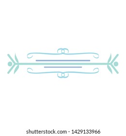 frame line and edges decorative boho style