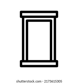 frame line icon illustration vector graphic