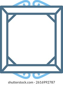 Frame Line Two Colour Icon