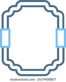 Ícone de Duas Cores da Linha do Quadro