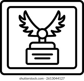 Frame Line Vector Icon Design