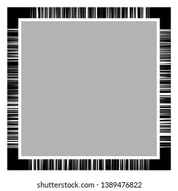 Frame of linen. Geometric vector framework from lines