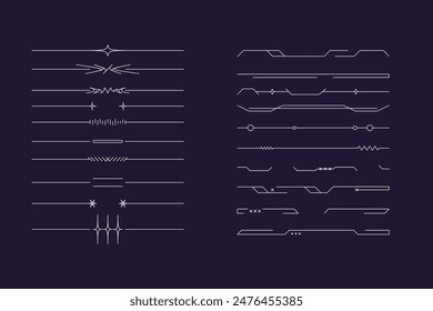 Frame Lines Abstract Geometric Vector universal Shapes Y2K style modern design, brutalist Icons, basic figures in retro futuristic assets, symbols and objects for logo, posters, banners, stickers	