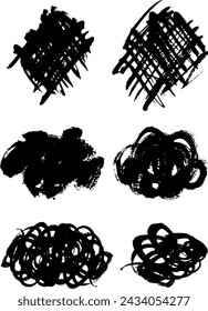 The frame looks like a doodle drawn with a brush.