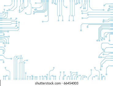 Frame made of electronic conductor