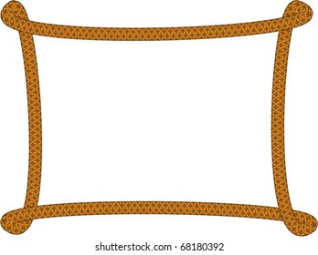 frame made of rope for your design