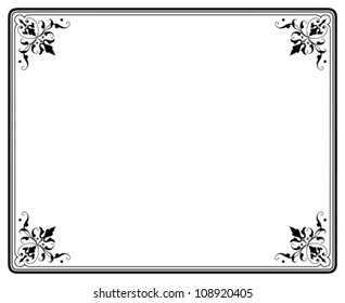 1,325,068 Vintage border black and white Images, Stock Photos &amp; Vectors ...