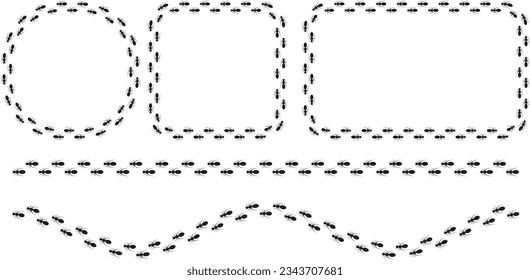 frame of marching ant colony