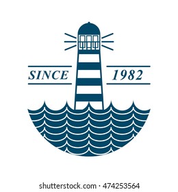 frame maritime nautical isolated vector illustration design