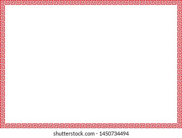 Frame material of Chinese image