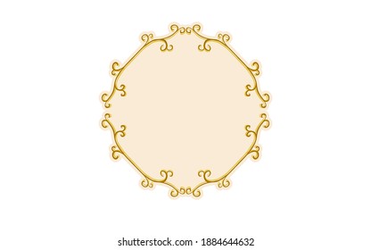 Material del marco, lujoso y elegante marco gótico