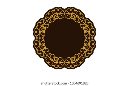 Material del marco, lujoso y elegante marco gótico