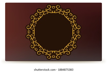 Frame material, luxurious and elegant Gothic frame