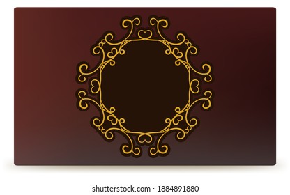 Frame material, luxurious and elegant Gothic frame