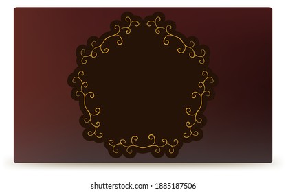 Frame material, luxurious and elegant Gothic frame