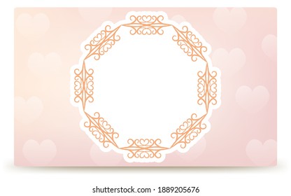 Frame material, luxurious and elegant Gothic frame