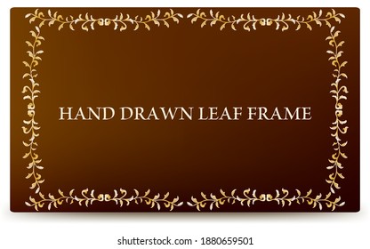 Frame-Material, luxuriöser und eleganter Rahmen mit Farbverlauf-Hintergrund
