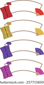 Frame material set with chanchanko