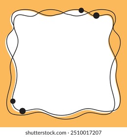 Frame memo with colorful for element, note and post