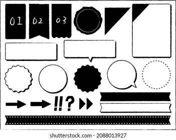 frame memo icon graphic vector