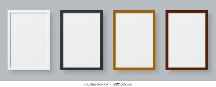 Frame mockup portrait picture for a4