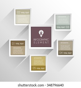 Frame modern Infographic design element banner.