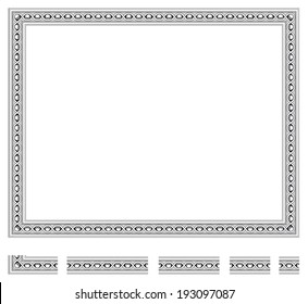 Frame and modular elements to create others at any size