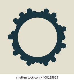 Frame Molecule Vector Illustration Stock Vector (Royalty Free ...