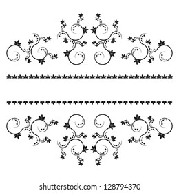Frame with monograms for design and decorate.
