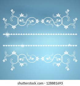 Frame with monograms for design and decorate. Vector eps10 illustration