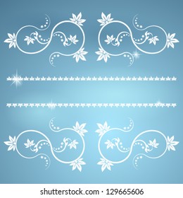Frame with monograms for design and decorate. Vector eps10 illustration