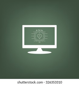 Frame for a newborn baby. icon. vector design