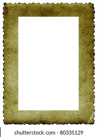 frame from old paper