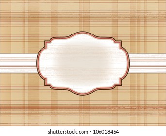 frame on the checkered background