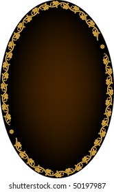 Frame on dark background