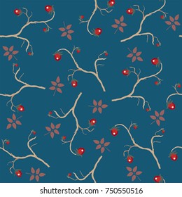 Frame on dotted background with lights and stars. vector Illustration