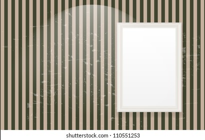 Frame on vintage retro background vector illustration