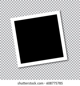 The frame on the wall.transparent background vector illustration