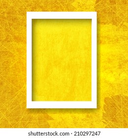 frame on the wall.Vector illustration 