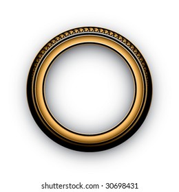 frame on a white background