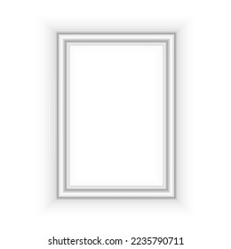 Frame on a white background. Design element for banner, poster, card, invitation, flyer, social media.