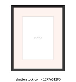 Frame on white background vector - Vector
