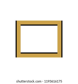 frame for one photo. vector